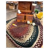 Porcelain Bed Knobs, Rug, Trunk, Drapery Cords