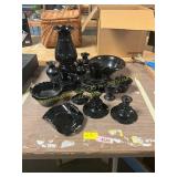 Amethyst Glaaaware, Candlesticks