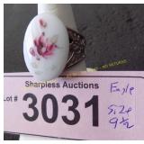 vintage Silver  ring with eagle.  Size 9 ï¿½ .