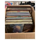 Box of Vinyl Records