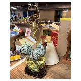 Rooster Lamp with Shade