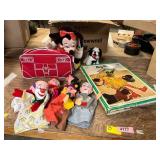 Vintage Puppets, Big Bird Floor Puzzles, Misc