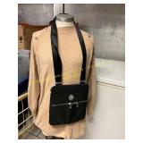 Black Baggallini Madras RFD Crossbody Purse