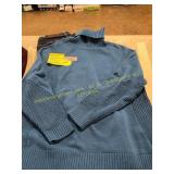 Size 14 Lands End Jeans + Lg Turtleneck Sweater