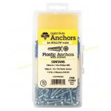 Hillman .164" D x 7/8" L Plastic Anchor Kit