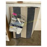 allen + roth 5x7ft. Rug, Blue Cabana Stripe