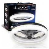 Cannon X 14-in Indoor Black Ceiling Fan 2200lm