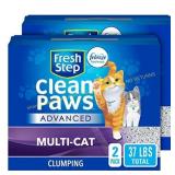 Fresh Step Clean Paws Cat Litter ONE ONLY