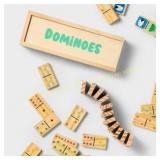 Gigglescape Wooden Family Dominoes - 28 Pieces