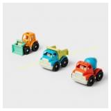 Construction Vehicles Set 3pk Gigglescape Toys