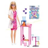 Barbie Scientist Doll with Lab Table