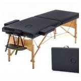 FDW BestMassage Portable Massage Table, Black