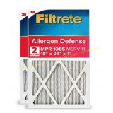 Filtrete 17.5x22x1 MERV 11 Pleated Filter (2)