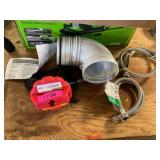 2pk 30in supply line, stippling brush, PVC elbow