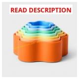 2ct Gigglescape Silicone Cup Stacker 7pc 6m+