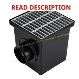 NDS 12 in. Square Catch Basin Kit with Grate