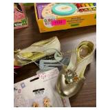 Disney Princess Jewelry Set, Size 2/3 Slippers