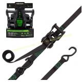 SMARTSTRAPS 4628 10-Foot Ratchet Straps 2-Pack