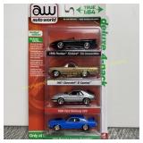 Auto World DELUXE 4-PACK Mustang, Firebird