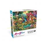 Buffalo Games 1000-Piece Merry Mushroom Puzzle