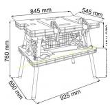 Keter 237005 Folding Work Table with Clamps