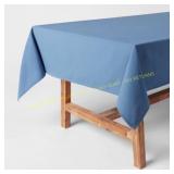 104" x 60" Cotton Tablecloth Blue - Threshold