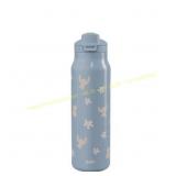 Zak Designs Stitch 24oz Stainless Bottle Blue
