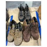 Assorted size work boots