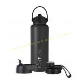 IRON FLASK 40oz Wide Mouth Bottle - 3 Lids