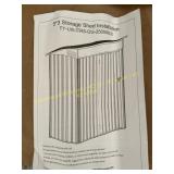 5*3 Storage Shed Unknown Brand