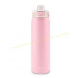 Ello Pop & Fill 22oz Water Bottle Pink