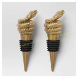 2pk Snake Wine Stopper - Threshold