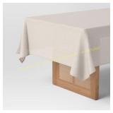 Threshold 120x60 Linen Blend TableclothCream