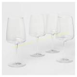 4pk Simbury Wine Glasses Red - Threshold