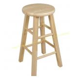Brown Wood Counter Stool 12.09x12.09x24