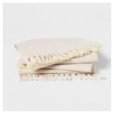 Threshold Cotton Slub Napkin w/ Tassel Trim