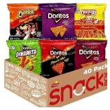 Frito-Lay Fiery Mix Variety Pack, 40 Bags