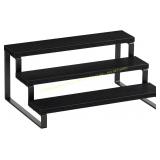 Giikin 3-Tier Wooden Spice Rack, Black