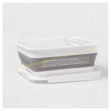 Brightroom Collapsible Dish Rack w/ Drip Tray
