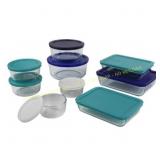 Pyrex 18pc Glass Storage Set