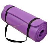 BalanceFrom GoCloud Yoga Mat, 1-Inch HD Foam