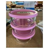 3ct. Room Essentials 2-Cup Containers, Pink