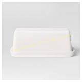 Stoneware Butter Dish White - Threshold