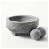 8 in. Granite Molcajete & Pestle - Figmint