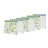 Ello 6pk Standing Sandwich Reusable Bags Green