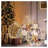 Costway 3 Pack Christmas LED Light Balls