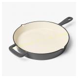 12 in. Enamel Skillet Gray Eclipse - Figmint