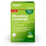 AmazonBasicCare Nicotine Lozenges 4 mg Mint