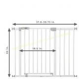 hauck Open N Stop Gate with 8in. Extension