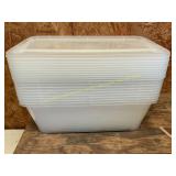 10pk. IRIS Plastic Shoebox Totes